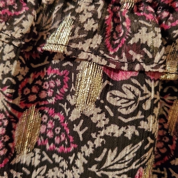 INC International Concepts Off-The-Shoulder Peasant Top Margaret Floral Size S - Picture 7 of 9